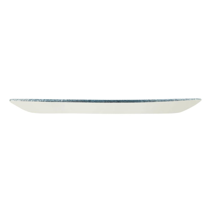 Churchill Studio Prints Raku Oblong Plate Topaz Blue 298mm (12 Pack) Churchill