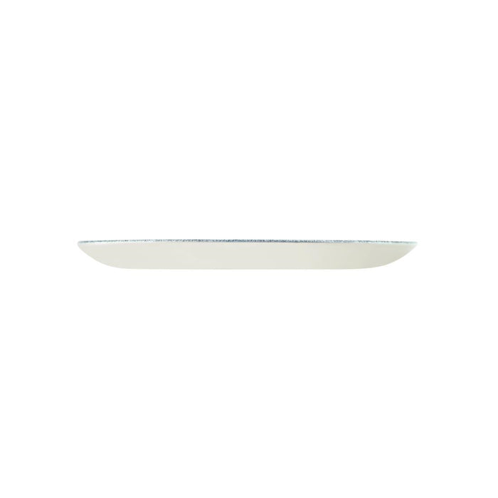 Churchill Studio Prints Raku Large Round Coupe Plate Topaz Blue 288mm Churchill