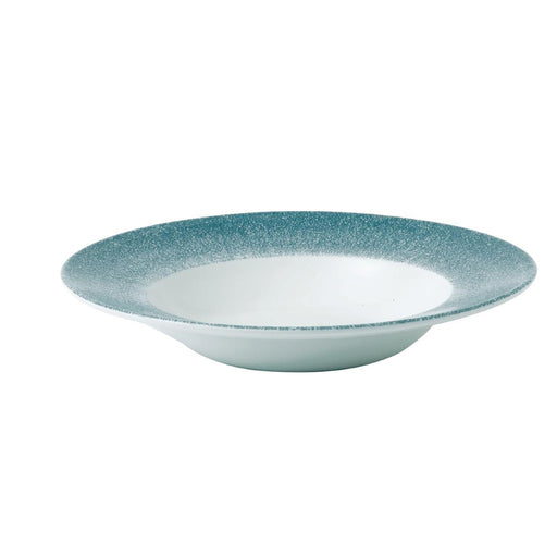 Churchill Studio Prints Raku Wide Rim Bowl Topaz Blue 280mm (12 Pack) Churchill