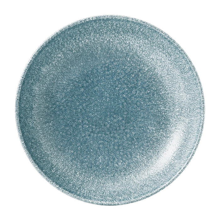 Churchill Studio Prints Raku Round Coupe Bowl Topaz Blue 182mm (12 Pack) Churchill