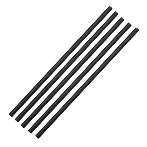 Fiesta Compostable Paper Straws Black (250 Pack) Fiesta Compostable