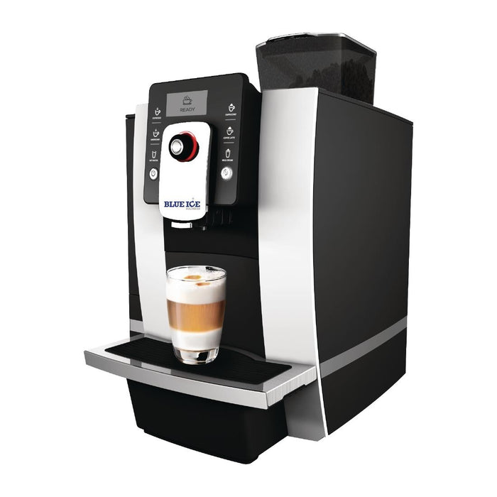 2kW. 4 Speciality drinks (customisable). Up to 100 cups/day. Manual fill. Dual dispense