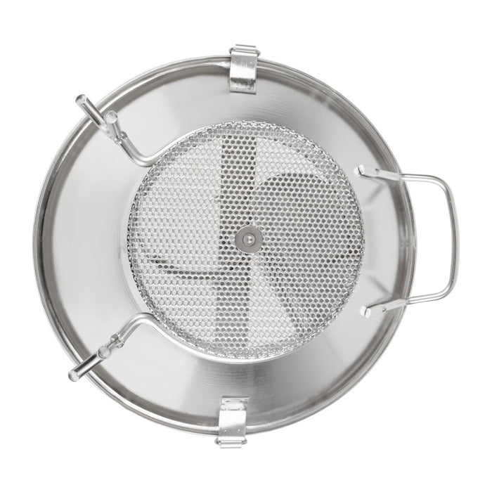 Triturator Stainless Steel - 35cm with Sieve 3mm Tellier