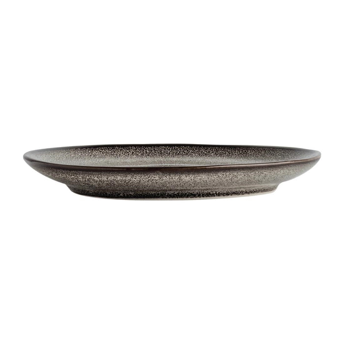 Olympia Mineral Triangular Cappuccino Saucer Grey Stone 150mm (6 Pack) Olympia