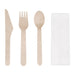Each Pack Contains: 1 x Fork, 1 x Knife, 1 x Spoon and 1 x Napkin