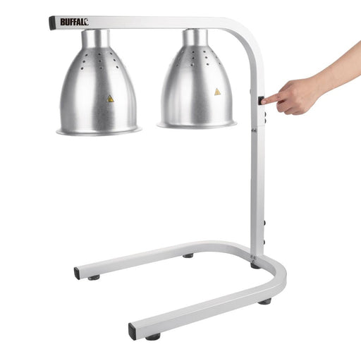 Buffalo Double Lamp Infrared Food Warmer Buffalo