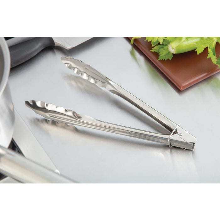 Nisbets Essentials Catering Tongs 245mm Nisbets Essentials