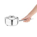 Nisbets Essentials Stainless Steel Saucepan With Lid 14cm Nisbets Essentials