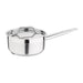 Size:16cm. Capacity: 1500ml. Material: Stainless steel. Induction compatible. Lid included.