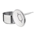 Nisbets Essentials Stainless Steel Saucepan With Lid 20cm Nisbets Essentials