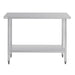 Nisbets Essentials Self Assembly Stainless Steel Table 1200 x 600mm Nisbets Essentials