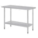 Nisbets Essentials Self Assembly Stainless Steel Table 1200 x 600mm Nisbets Essentials