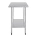 Nisbets Essentials Self Assembly Stainless Steel Table 1200 x 600mm Nisbets Essentials