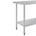 Nisbets Essentials Self Assembly Stainless Steel Table 1200 x 600mm Nisbets Essentials