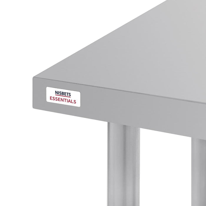Nisbets Essentials Self Assembly Stainless Steel Table 1200 x 600mm Nisbets Essentials