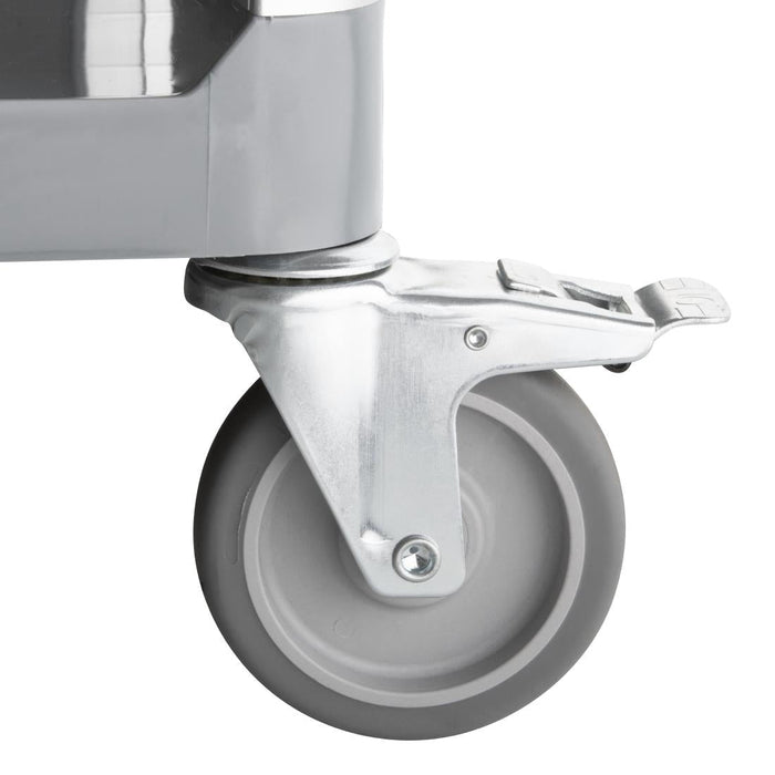 Nisbets Essentials Polypropylene Compact Mobile Trolley Nisbets Essentials