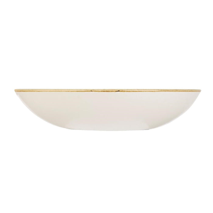 Churchill Stonecast Round Coupe Bowls Mustard Seed Yellow 248mm Churchill