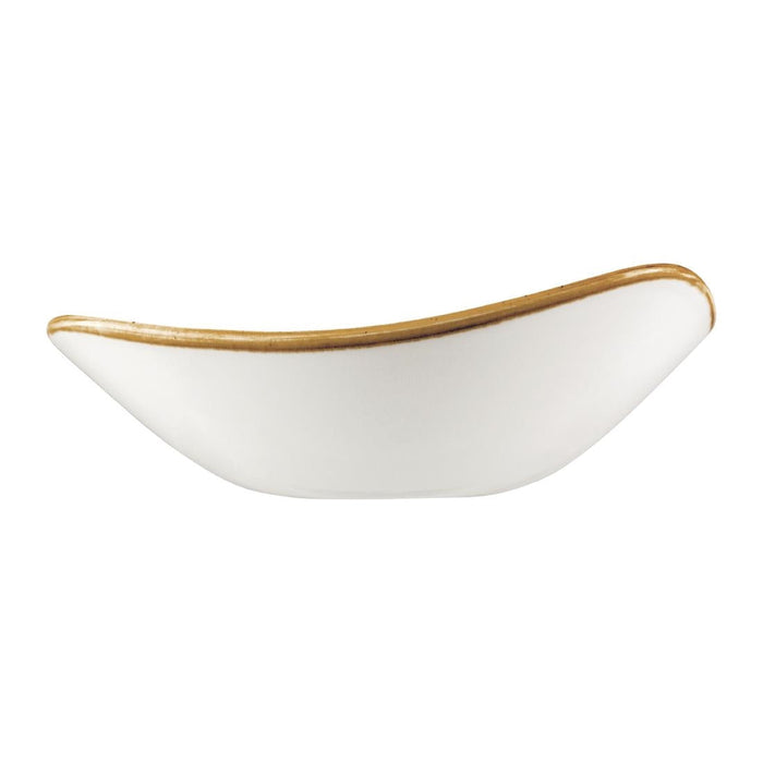 Churchill Stonecast Triangle Bowls Mustard Seed Yellow 229mm Churchill