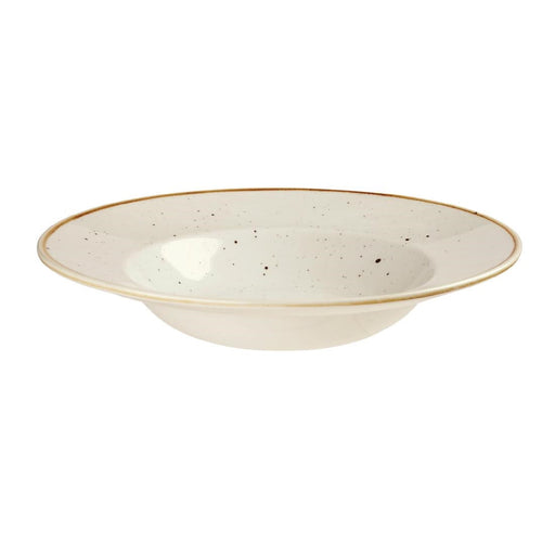 Churchill Stonecast Round Wide Rim Bowls Barley White 280mm Churchill