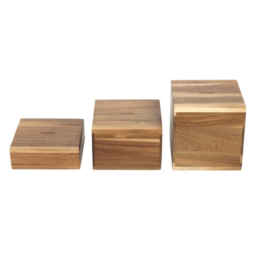 Olympia Acacia Riser Blocks 50/100/150(H)mm (3 Pack) Olympia