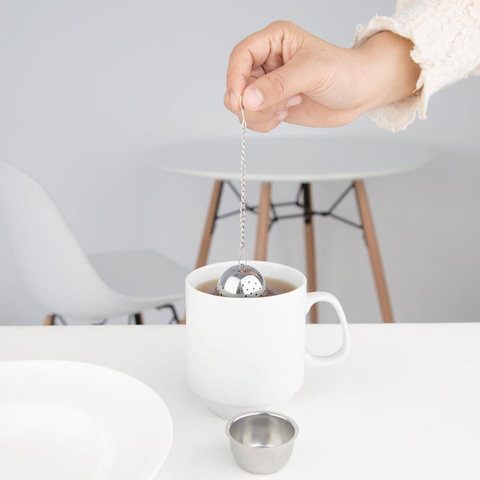 Olympia Oval Stainless Steel Tea Strainer 40(Ø) x 55(H)mm Olympia