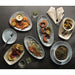 Churchill Raku Oblong Chef Plates Agate Grey 202 x 261mm (12 Pack) Churchill
