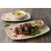 Churchill Raku Oblong Chef Plates Agate Grey 157 x 237mm (12 Pack) Churchill
