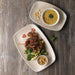 Churchill Raku Oblong Chef Plates Agate Grey 199 x 300mm (6 Pack) Churchill