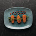 Churchill Raku Oblong Chef Plates Jade Green 157 x 237mm (12 Pack) Churchill
