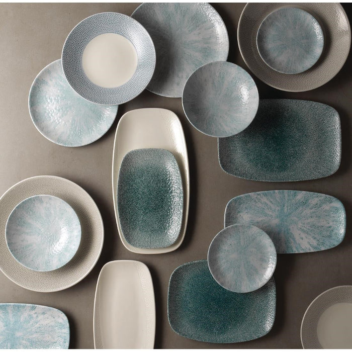 Churchill Raku Oblong Chef Plates Jade Green 157 x 237mm (12 Pack) Churchill