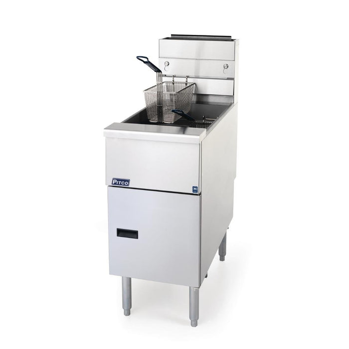 Pitco Single Tank Gas Fryer VF35 Propane Gas Pitco