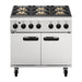 Lincat Phoenix Natural Gas 6 Burner Oven Range PHGR01/N Lincat