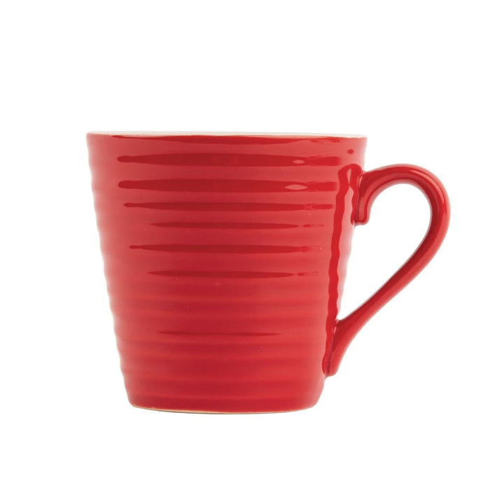 Olympia Cafe Aroma Mug Red - 340ml 11.5fl oz (6 Pack) Olympia