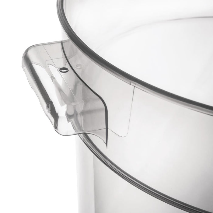 Vogue Polypropylene Round Food Storage Container 10Ltr Vogue
