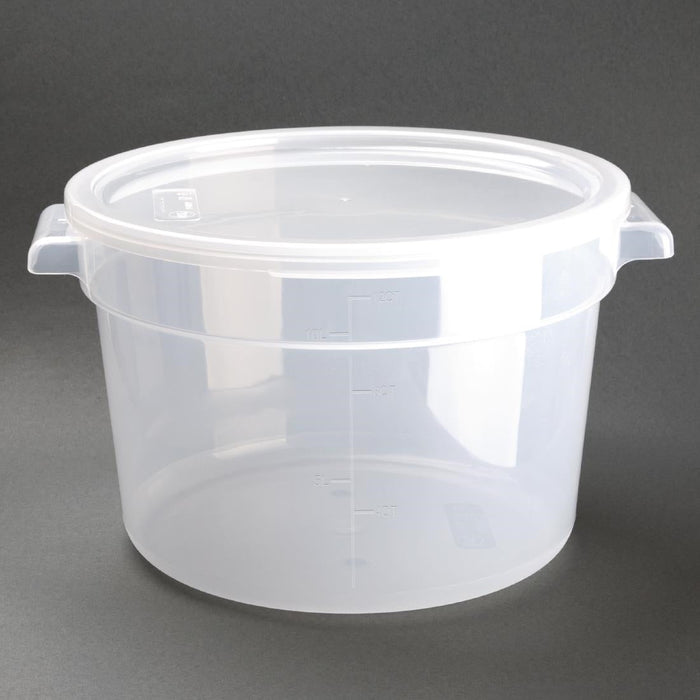 Vogue Polypropylene Round Food Storage Container 10Ltr Vogue