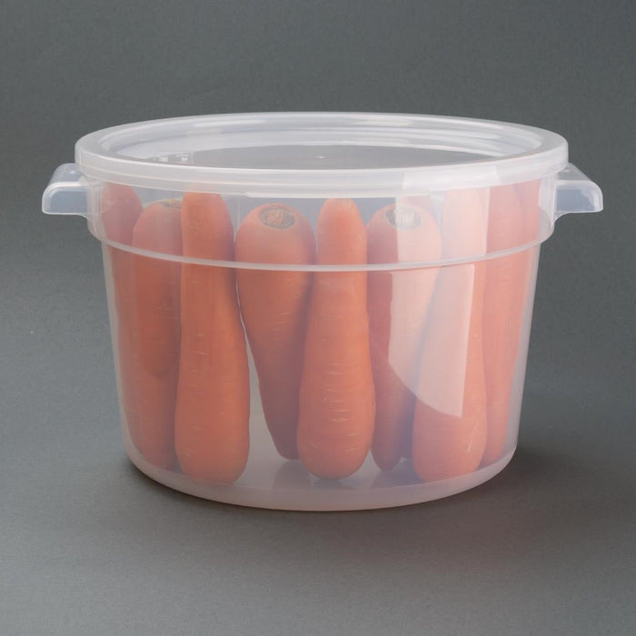 Vogue Polypropylene Round Food Storage Container 10Ltr Vogue