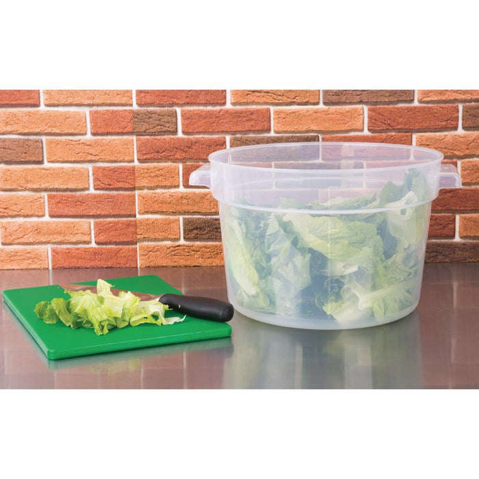 Vogue Polypropylene Round Food Storage Container 10Ltr Vogue