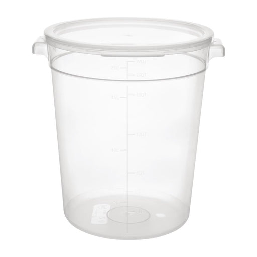 Vogue Polypropylene Round Food Storage Container 20Ltr Vogue