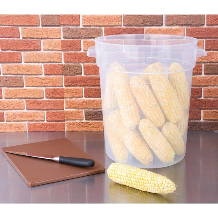 Vogue Polypropylene Round Food Storage Container 20Ltr Vogue