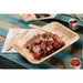 Fiesta Compostable Deep Palm Leaf Plates Rectangular 250mm (100 Pack) Fiesta Compostable