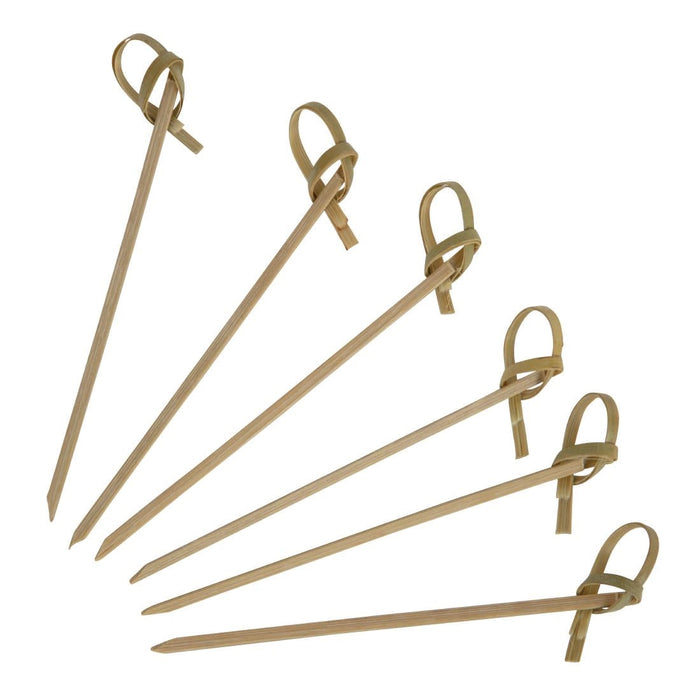 Fiesta Compostable Bamboo Looped Skewers 90mm (100 Pack) Fiesta Compostable