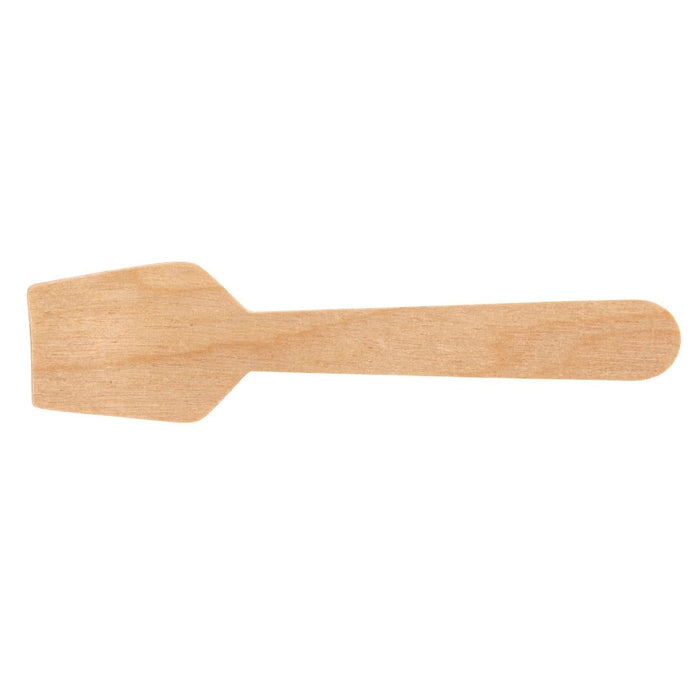 Fiesta Compostable Wooden Ice Cream Spoons (100 Pack) Fiesta Compostable
