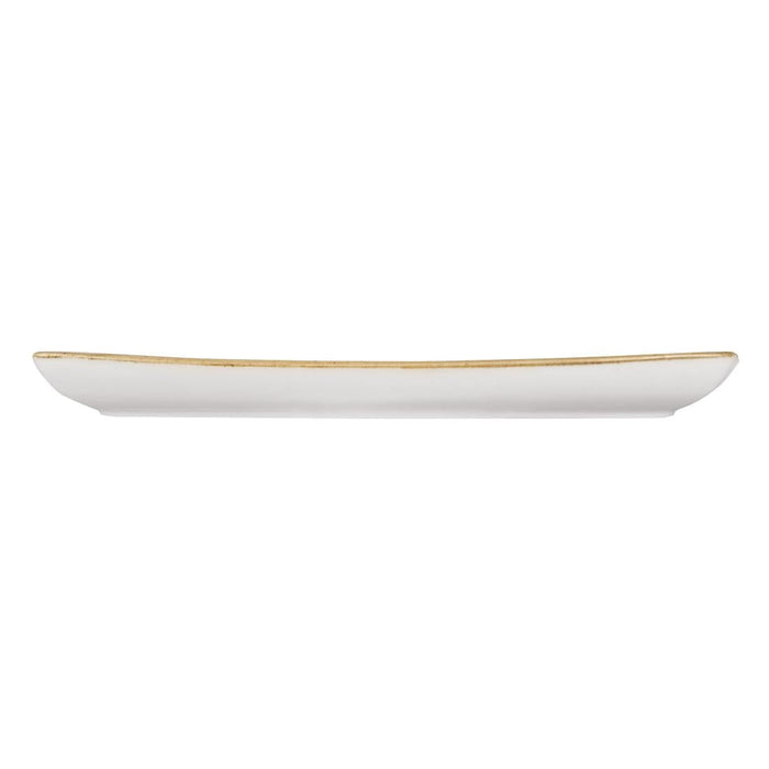 Churchill Stonecast Rectangular Plate Duck Egg Blue 250mm (12 Pack) Churchill