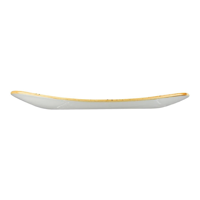 Churchill Stonecast Triangle Plate Barley White 305mm (6 Pack) Churchill