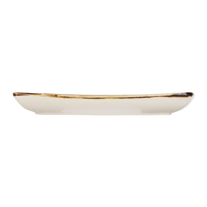 Churchill Stonecast Deep Square Plate Barley White 260mm (6 Pack) Churchill