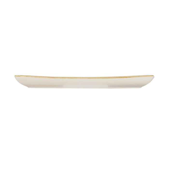 Churchill Stonecast Rectangular Plate Spiced Orange 350 x 185mm Churchill