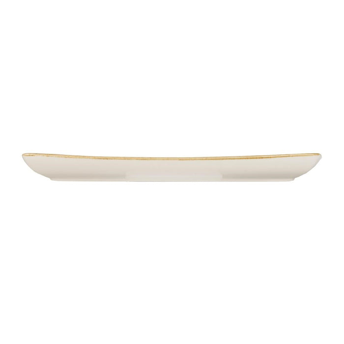 Churchill Stonecast Rectangular Plate Spiced Orange 295 x 150mm Churchill