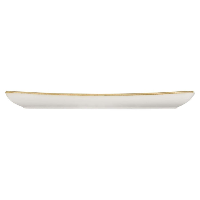 Churchill Stonecast Rectangular Plate Peppercorn Grey 350 x 185mm (6 Pack) Churchill