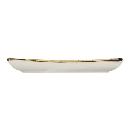 Churchill Stonecast Deep Square Plate Peppercorn Grey 260mm (6 Pack) Churchill
