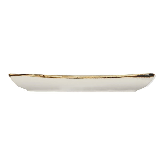 Churchill Stonecast Deep Square Plate Peppercorn Grey 260mm (6 Pack) Churchill